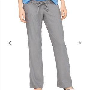 Under belly linen wide leg maternity pants sz XS